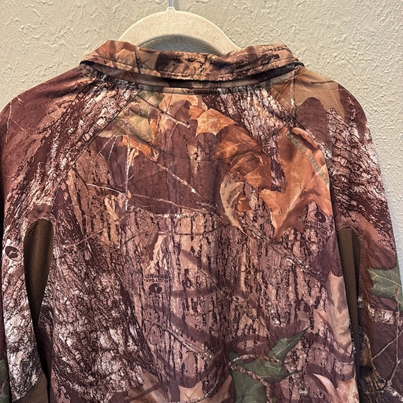 Under Armour Camo Mossy Oak Breakup Hunting Shirt Men’s Size 2X - Picture 9 of 12